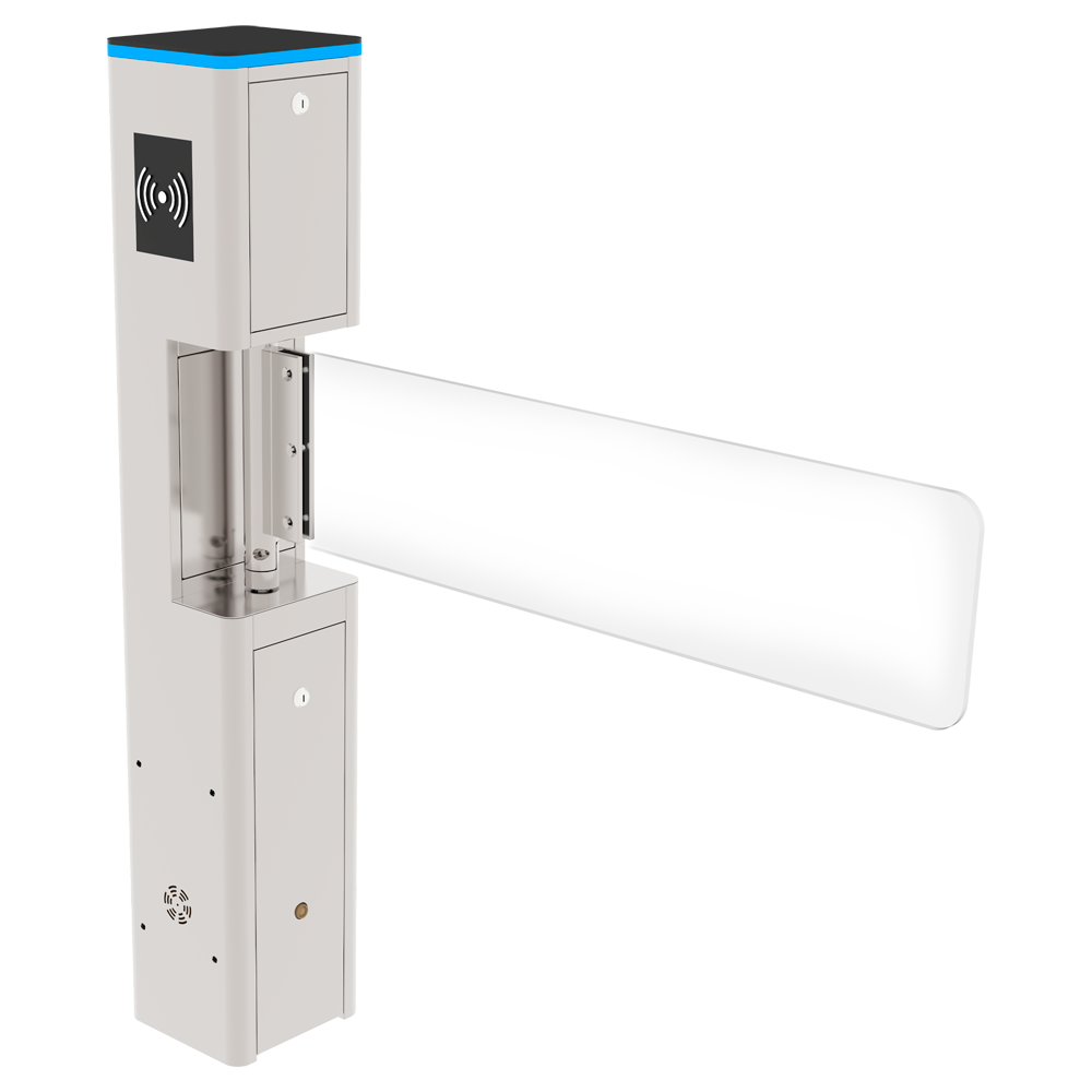 Torno de acceso ZK-TS-COMET con barrera plegable para control de entrada
